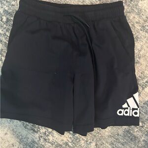 Adidas Black Sports Shorts Navy